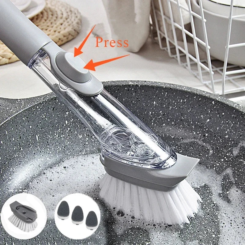 2‑in‑1 Kitchen Cleaning Brush